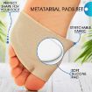 Picture of foot cushions Flat Foot Arch Support  Metatarsal Foot Pads Support Flat Foot Arch Support For Pain Relief Forefoot Pad  ARCH SUPPORT FRONT HEEL FRONT SOCKES