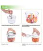 Picture of RING CHOPPER Vegetable Fruit Nut Onion Chopper Hand Slicer Shredder Salad Maker Vegetable Tools  Multipurpose Hand Meat Grinder Mixer Food Processor