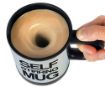 Picture of Automatic Self Stirring Mug coffee mug Automatic stainless coffee and tea Lassi mixture mug self stirring mug Camera Lens Shaped Coffee Mug tea mug for office travel picnic hand mixture blender printed mug car mug kettle blending mug