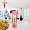 Picture of Portable Personal Electric 6 Blade 2 USB Rechargeable USB Juicer Blender Rechargeable Bottle with 6 Blades