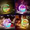 Picture of G Speaker Lamp 3 in 1 Multi-Function Bluetooth Speaker with Wireless Fast Charging G Lamp LED Table Lamp,G