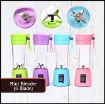 Picture of Portable Personal Electric 6 Blade 2 USB Rechargeable USB Juicer Blender Rechargeable Bottle with 6 Blades