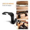 Picture of Car Backrest Headrest Hanger Plastic Storage Holder Space Saver Organizer for Handbag