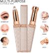 Picture of Eyebrow Trimmer for Women 2 in 1 Rechargeable Facial Hair Remover with Replaceable Heads