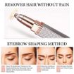 Picture of Eyebrow Trimmer for Women 2 in 1 Rechargeable Facial Hair Remover with Replaceable Heads
