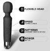 Picture of Cordless Rechargeable Personal Body Wand Massager Machine  Electric Handheld Full Body Massager