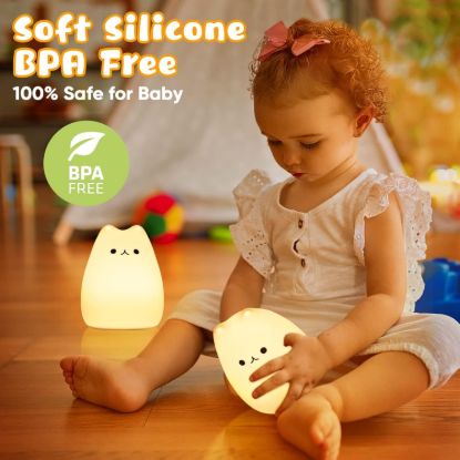 Picture of SILICONE CAT NIGHT LIGHT