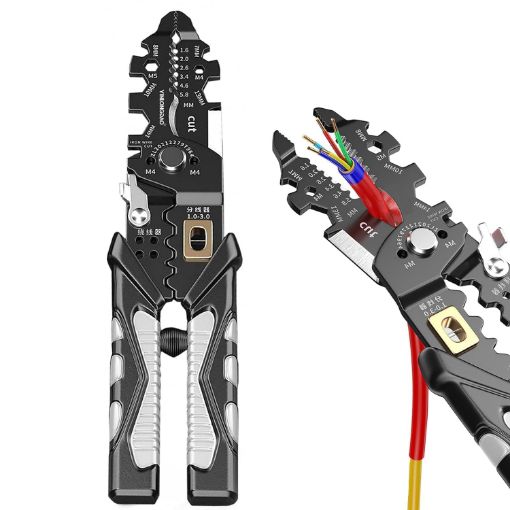 Picture of 25 in 1 Wire Stripper Tool Wire Stripper and Cutter 25-in-1 Multifunctional Wire and Cable Stripping