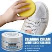 Picture of WHITE SHOE CLEANER White Shoe Cleaning Cream, Shoes Whitening Cleansing Stain Remover Cleansing Cream for Shoe