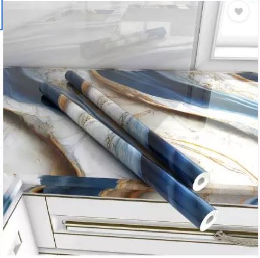 Picture of BLUE BROWN MARBLE FOIL (TA-078) BLUE MARBLE FOIL