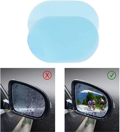 Picture of Rainproof Film Rainproof Protective Rear View Mirror Car Mirror Waterproof Film Anti Fog Film