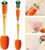 Picture of 3 in 1 Multi Bottle Brush Cleaning Sponge Baby Bottle Brush  Cup Lid Gap Bottle Cleaner Brush Cleaning Brush for Food Jars Tumblers Bottles