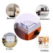 Picture of Baby Proofing L-Shaped Transparent Silicon Corner Guards  Child Safety Edge Protectors Baby Safety Furniture Cushion corner