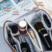 Picture of Cosmetic Travel Bag Makeup Storage Bags with Handle and Divider Leather Makeup Pouch LEATHER COSMATIC BAG