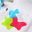 Picture of Silicon Sink Basin Strainer Stopper  Star Shaped Shower Drain Strainers Star Shaped Hair Catcher & Waste Catcher for Bathroom