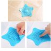 Picture of Silicon Sink Basin Strainer Stopper  Star Shaped Shower Drain Strainers Star Shaped Hair Catcher & Waste Catcher for Bathroom