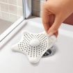 Picture of Silicon Sink Basin Strainer Stopper  Star Shaped Shower Drain Strainers Star Shaped Hair Catcher & Waste Catcher for Bathroom