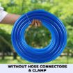 Picture of BLUE 10 METER WASHER PIPE  Heavy Duty Highly Durable PVC Plain Green Braided Water Hose Pipe