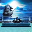 Picture of CRUISE SHIP TOY BOAT TOY Titanic Simulator Toy Wavey Boat in a Box Liquid Wave Cruise Fluid Ship Decoration Ornament for Car Decoration Paperweight Desk Toy Gifts
