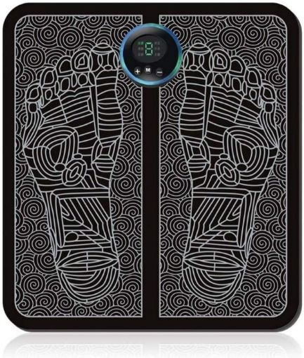 Picture of EMS Electric Foot Stimulator Massager EMS Foot Massager Pad Muscle Stimulator Blood Circulation Battery Type EMS FOOT MASSAGER