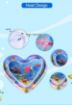 Picture of Baby Slapped Pad  Baby Slapped Pad Heart Shape Water Play Mat