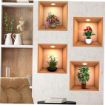 Picture of 3D Vase Wall Stickers Flower Pot Wall Stickers 3D Vase Wall Stickers 3D Wall Stickers DIY Flower Wall Decal Removable Waterproof Wall Art Decor for Bedroom Living Room Offices Home Decoration