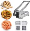 Picture of french fries potato salad chipser slicer cutter chopper Finger Chipper machine French fries cutter Stainless Steel French Fries Maker, Potato Chipser, Salad Chipser Potato Chips Strip Cutting Cutter Machine Maker Slicer Chopper Dicer