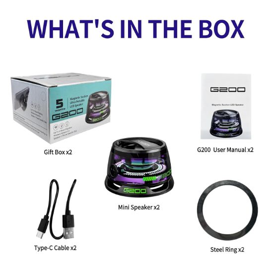 Picture of G200 MAGNETIC BLUETOOTH SPEAKER