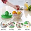 Picture of 2 IN 1 MAGIC BOWL Salad Cutter Juicing bowl Fruit And Vegetable Salad Chopper Bowl Easy Salad Juice Maker