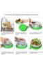 Picture of 2 IN 1 MAGIC BOWL Salad Cutter Juicing bowl Fruit And Vegetable Salad Chopper Bowl Easy Salad Juice Maker