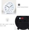 Picture of Round Silent Analog Desk Clock WHITE WHITE SILENT CLOCK  WHITE CLOCK