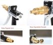 Picture of Metal Trigger Brass Nozzle Water Spray Gun High Pressure Brass Hose Nozzle Adjustable Water Spray Gun