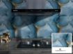 Picture of Blue UV Marble Sheets Blue UV Marble Foil