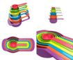 Picture of Measuring Cups and Spoons Set  Measuring Cups and Spoons Baking Kitchen Tools Teaspoon Rainbow Colors 6 Pcs