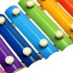 Picture of Xylophone Musical Toy with 8 Note Multicolour 3+ 1 Xylophone 2 Sticks Wooden Xylophone Musical Toy for Children with 8 Note Big Size Pack of 1 Xylophone for Kids Age 3+ 8 Notes Multi Colour Musical Toys 2 Sticks
