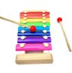Picture of Xylophone Musical Toy with 8 Note Multicolour 3+ 1 Xylophone 2 Sticks Wooden Xylophone Musical Toy for Children with 8 Note Big Size Pack of 1 Xylophone for Kids Age 3+ 8 Notes Multi Colour Musical Toys 2 Sticks