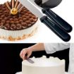 Picture of Pellet Knife pellet knife Stainless Steel Flat Pallet Knife Spatula for Spreading Smoothing Cake Baking Decoration Tools Spreading Smoothing Stainless Steel Icing Spatula Smoothing of Icing Bakeware Tool