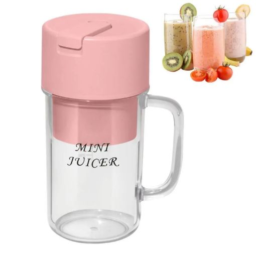 Picture of Portable Electric Juicer Multifunction Juice Maker Machine, Crushed Ice Fruit Mixers Smoothies Milkshake Wireless Portable Travel Electric Juicer Cup Blender Bottle