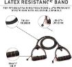 Picture of Single Toning Tube  String Toning Resistance Adjustable D Handle Workout Band Exercise Cord Fitness Rubber Exercise Full Body Fitness