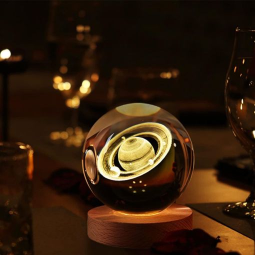 Picture of Crystal Ball Night Lamp Night Lights Decorative Lamp