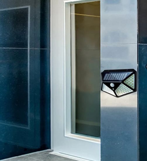 Picture of 100 LED SOLAR LIGHTS FOR GARDEN LED SECURITY LAMP