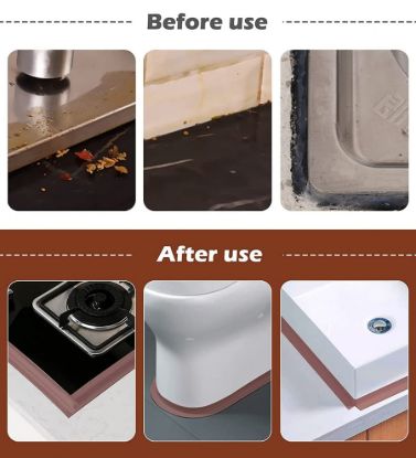 Picture of (3.8 CM *3.2 METER) WATERPROOF SEAL STRIP SELF ADHESIVE SEALER TAPE BATH