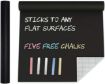Picture of Black Board Wall Sticker Removable Decal Chalkboard with 5 Chalks for Home School Office College Room Kitchen Kids