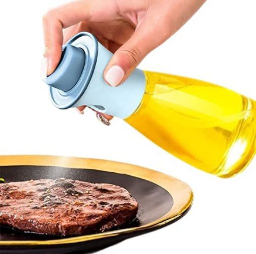 Picture of Leak Proof Oil Spray Bottle  Versatile Funnel Refillable Glass Vinegar Spray Bottle for BBQ Baking Salad OIL SPRAY BOTTLE