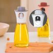 Picture of Leak Proof Oil Spray Bottle  Versatile Funnel Refillable Glass Vinegar Spray Bottle for BBQ Baking Salad OIL SPRAY BOTTLE