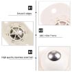 Picture of Self Adhesive 360 Degree Mini Swivel Casters Wheels Universal Wheels at The Bottom of The Storage Box Pulley for Furniture Universal Furniture Wheel Castor Roller