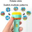 Picture of Kids Projection Light Toy Slide Flashlight Lamp Education Learning Night Light Before Going to Bed