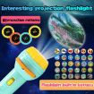 Picture of Kids Projection Light Toy Slide Flashlight Lamp Education Learning Night Light Before Going to Bed