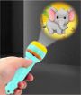 Picture of Kids Projection Light Toy Slide Flashlight Lamp Education Learning Night Light Before Going to Bed