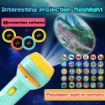 Picture of Kids Projection Light Toy Slide Flashlight Lamp Education Learning Night Light Before Going to Bed